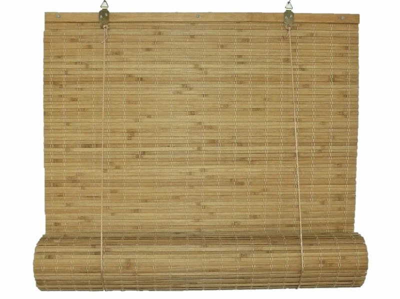 Bambusová roleta 200x200 cm ořech-světle hnědá
