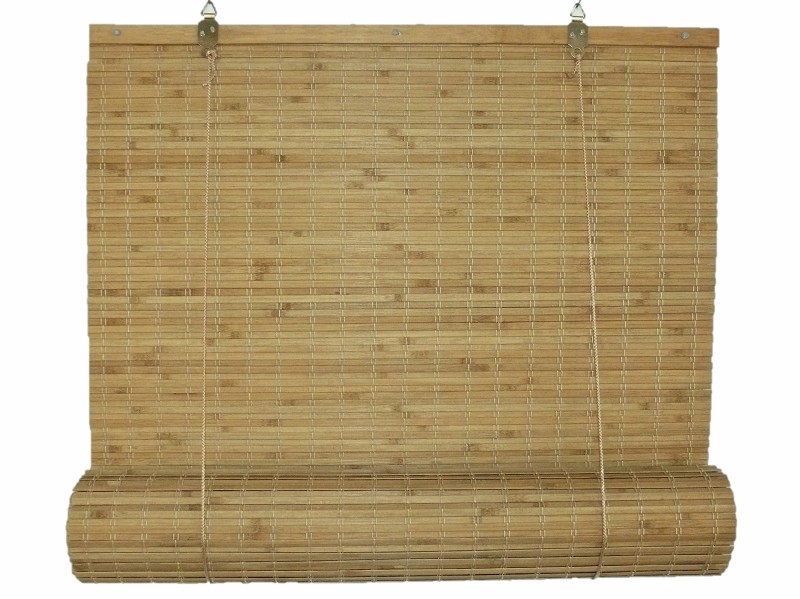 Bambusová roleta 180x100 cm ořech světle-hnědá