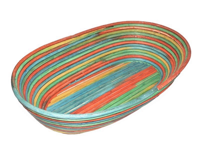 Ošatka ratanová oválná 42x26 cm